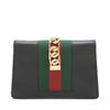 Secondhand Gucci Sylvie Black Leather Bag