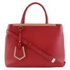 Secondhand Fendi 2Jours Red Leather Bag