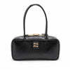 Miu Miu Small Naplak Patent Logo Beau Handbag Secondhand
