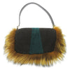 Secondhand Fendi Monster Multicolour Faux Fur Bag