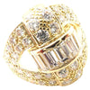 Vintage Piaget 3ct Diamond Yellow Gold Cocktail Ring Secondhand