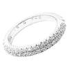 Secondhand Chanel Diamond White Gold Band Ring - '10s