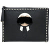 Secondhand Fendi Studs Black Leather Bag