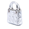 Dior Micro Metallic Crinkled Calfskin Cannage Lady Dior Secondhand