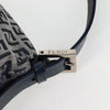 Secondhand Fendi Mamma Baguette Navy Canvas Bag
