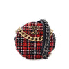 Secondhand Chanel Tweed 19 Round Clutch with Chain