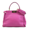 Secondhand Fendi Peekaboo Pink Leather Bag