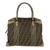 Secondhand Fendi Zucca Brown Canvas Bag