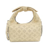 Secondhand Louis Vuitton Mahina Ecru Leather Bag