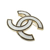 Secondhand Chanel Coco Mark White Gold Plated Jewelry