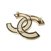Secondhand Chanel Coco Mark White Gold Plated Jewelry