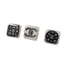 Secondhand Chanel Coco Mark Black Metal Jewelry