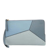 Secondhand Loewe Puzzle Blue Leather Bag