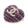 Secondhand Chanel Coco Mark Purple Wool Jewelry
