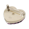 Secondhand Chanel Coco Mark Purple Wool Jewelry