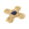 Secondhand Chanel Gripoix Blue Gold Plated Jewelry