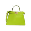 Secondhand Fendi Peekaboo Green Leather Bag