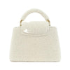 Secondhand Louis Vuitton Capucines White Fur Bag