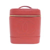 Secondhand Chanel Vanity Red Leather Bag