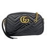 Secondhand Gucci Marmont Black Leather Bag
