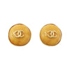 Secondhand Chanel Coco Mark Orange Gold Plated Jewelry