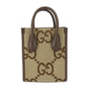 Secondhand Gucci GG Jumbo Beige Canvas Bag