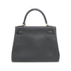 Secondhand Hermès Kelly 28 Black Leather Bag