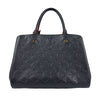 Secondhand Louis Vuitton Montaigne Navy Leather Bag