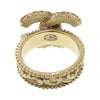 Secondhand Chanel Coco Mark Gold Metal Jewelry