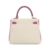 Secondhand Hermès Kelly 25 Beige Leather Bag