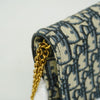 Secondhand Dior Diorsaddle Navy Canvas Bag
