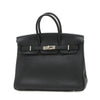Secondhand Hermès Kelly 25 Black Leather Bag