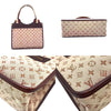 Secondhand Louis Vuitton Kathleen Burgundy Canvas Bag