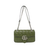 Secondhand Gucci Marmont Green Leather Bag