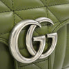 Secondhand Gucci Marmont Green Leather Bag
