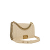 Chanel Old Medium Quilted Caviar Boy Flap Secondhand