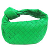 Secondhand Bottega Veneta Jodie Green Leather Bag