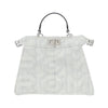 Secondhand Fendi Peekaboo White Denim - Jeans Bag