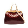 Secondhand Louis Vuitton Brea Burgundy Patent Leather Bag