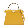Secondhand Fendi Peekaboo Yellow Leather Bag