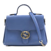 Secondhand Gucci Interlocking G Blue Leather Bag