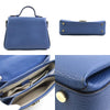 Secondhand Gucci Interlocking G Blue Leather Bag