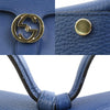 Secondhand Gucci Interlocking G Blue Leather Bag