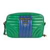 Secondhand Prada Diagramme Green Leather Bag