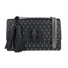 Secondhand Gucci Bamboo Black Leather Bag