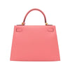 Secondhand Hermès Kelly 28 Pink Leather Bag