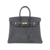Secondhand Hermès Birkin 25 Black Leather Bag