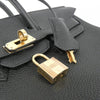 Secondhand Hermès Birkin 25 Black Leather Bag