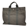 Secondhand Hermès Herline Grey Canvas Bag