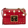 Secondhand Gucci Padlock Red Leather Bag